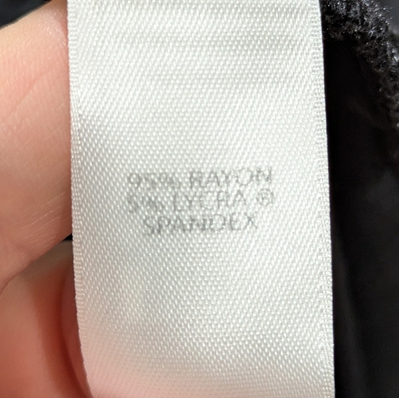 J Jill Wearever Collection Black Sheer Lightweight Long Button Up Cardigan MP - Picture 6 of 7